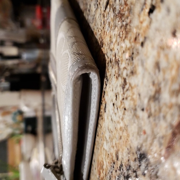 Silver Coach Wristlet/Wallet - Picture 5 of 8